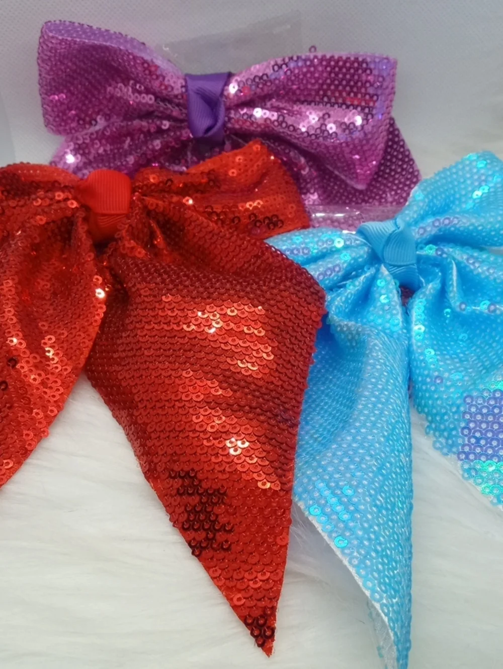 SEQUINED HAIR BOWS BUNDLE/3